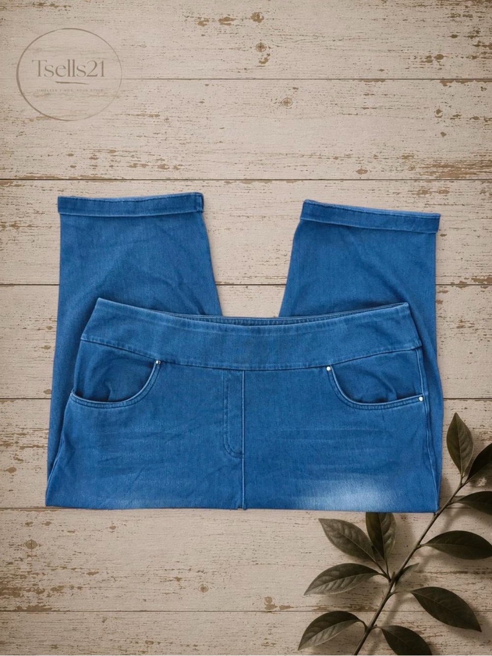 Kate Park Denim Capri Pants - Size L